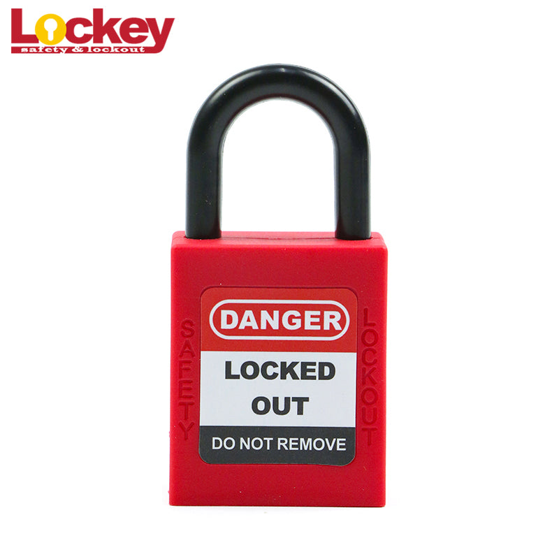 25 mm Nylon Shackle Safety Padlock — Product view