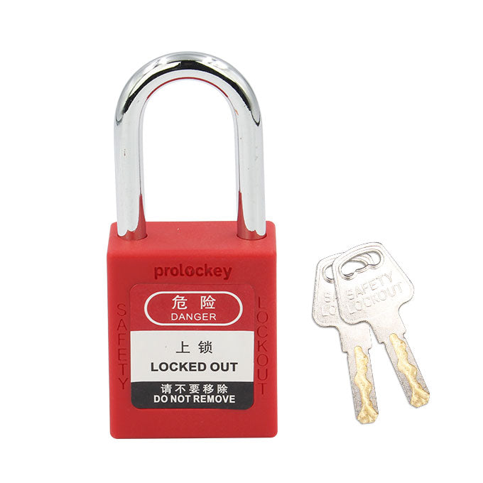 38mm Stainless Steel Shackle Padlock, Dia. 6mm — P38SS | PROLOCKEY Lockout Tagout