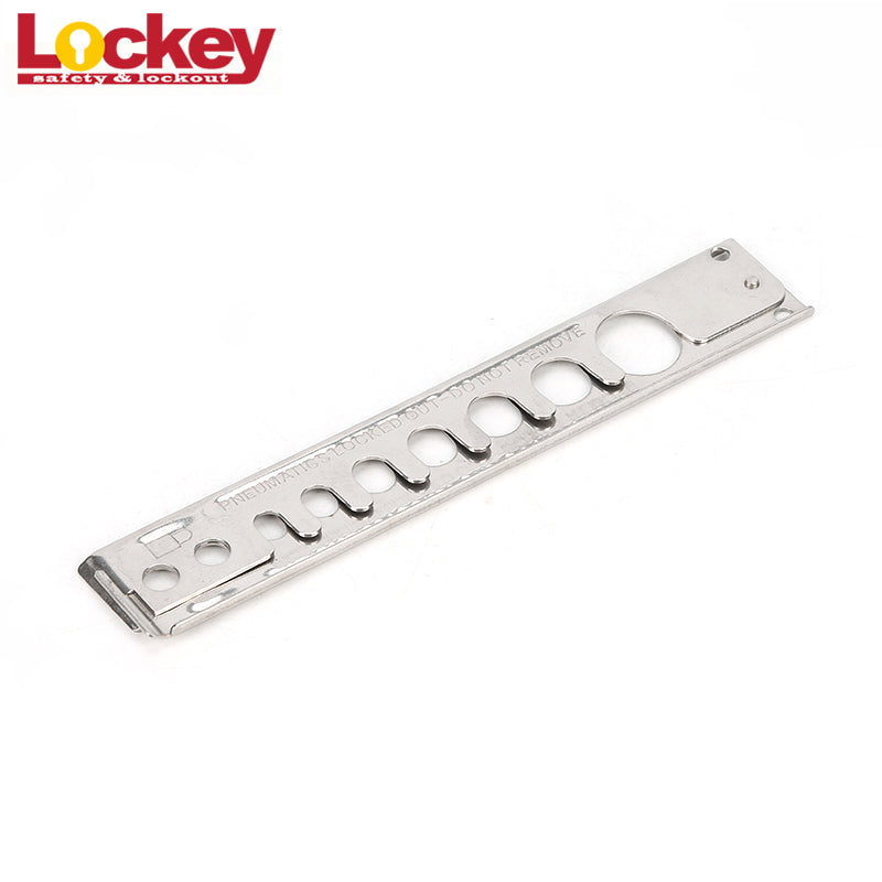 Stainless Steel Pneumatic Fitting Lockout, 7–20 mm — Detail view