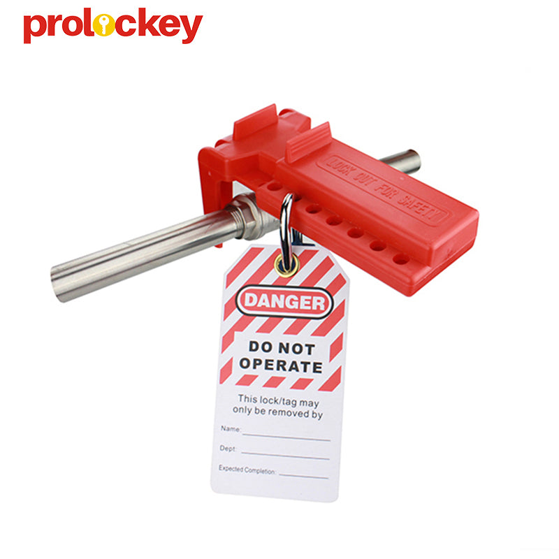 Adjustable Ball Valve Lockout, 9.5–31 mm — Application example