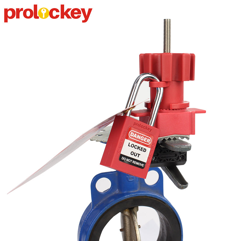 Butterfly Valve Lockout — Base clamp — Application example