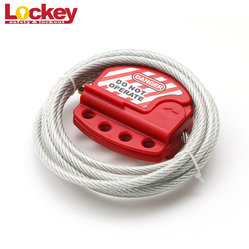 Adjustable Steel Cable Lockout, 6 mm × 2 m — Alternate view