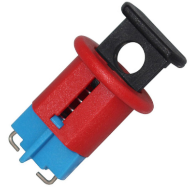 Pin-In Standard Miniature Circuit Breaker Lockout — Detail view