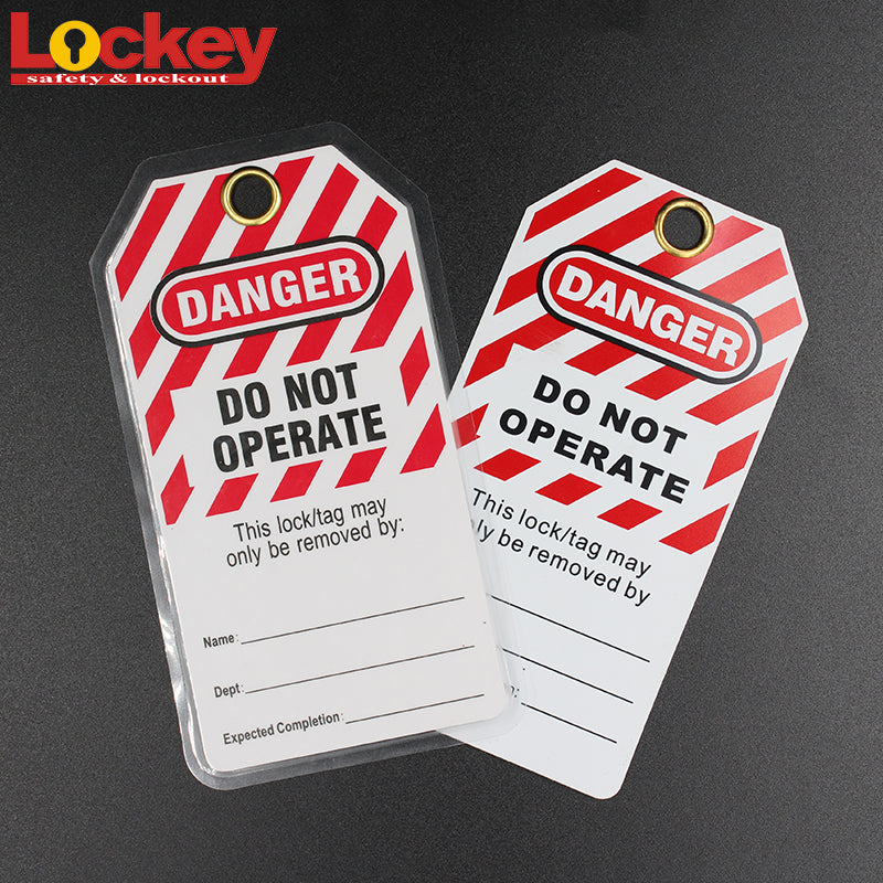 Do Not Operate Lockout Tag — Detail view