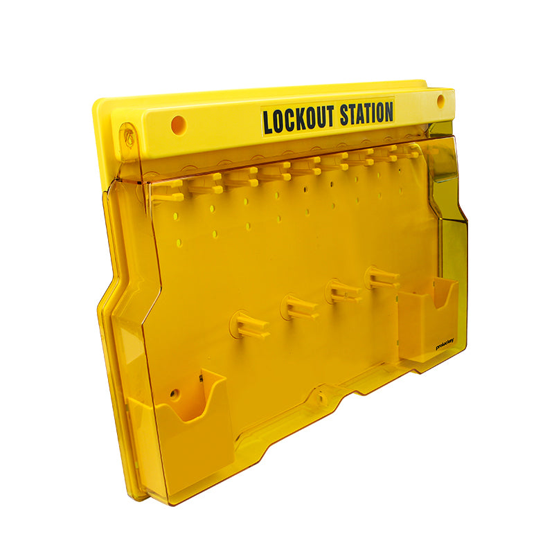 Covered Lockout Station — Unfilled — Alternate view