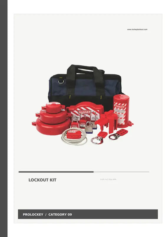 PROLOCKEY lockout tagout kits and LOTO kits catalog cover