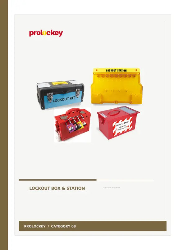 PROLOCKEY lockout stations and group lock boxes catalog cover