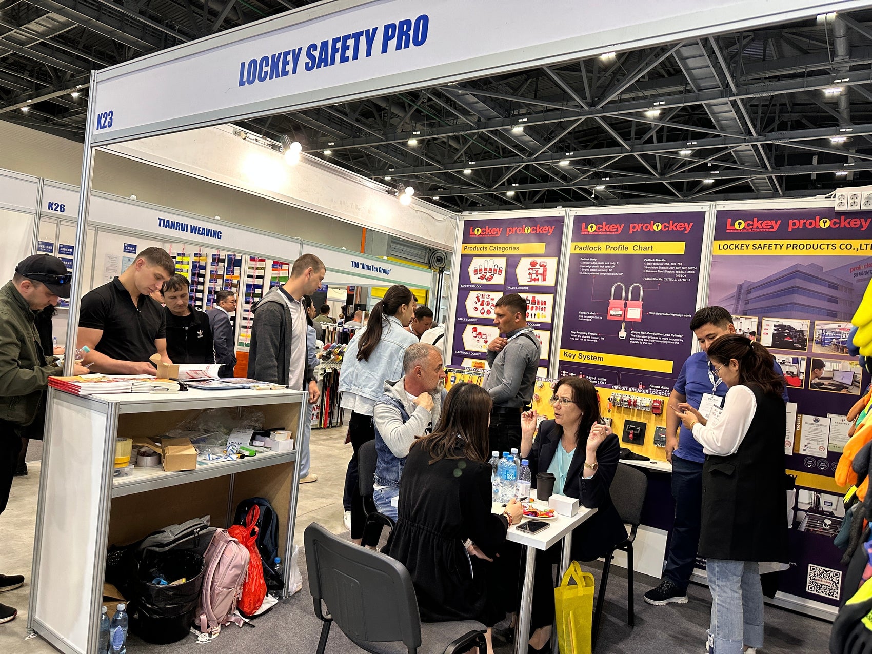 PROLOCKEY at Booth K23 during KIOSH 2023 in Astana