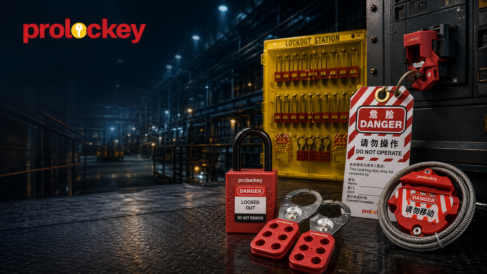 PROLOCKEY lockout tagout devices for hazardous energy control