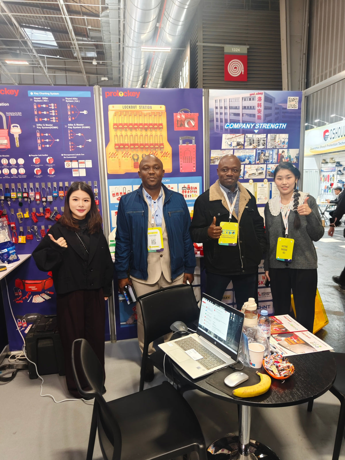 PROLOCKEY meeting visitors at Expoprotection 2024 in Paris