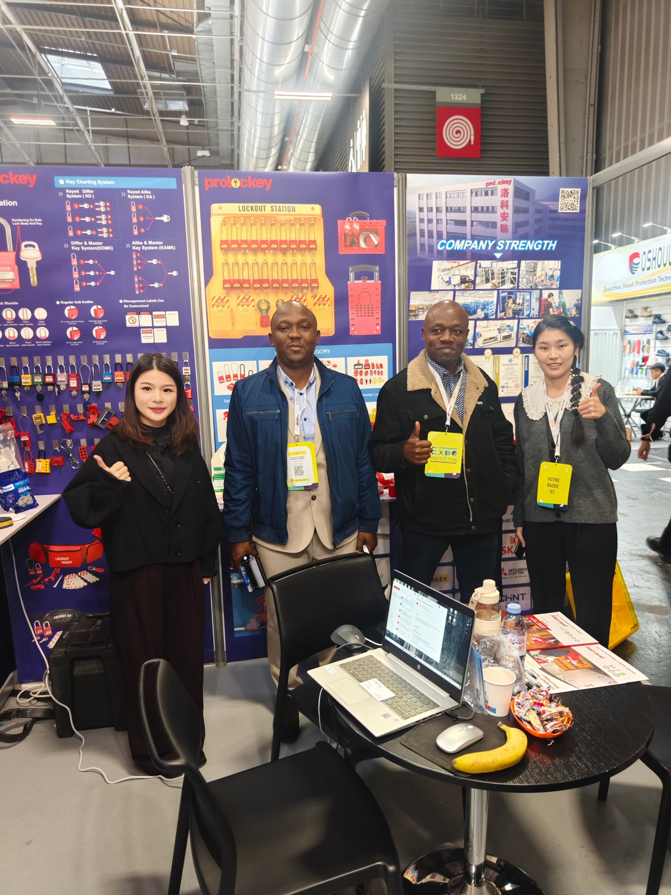 PROLOCKEY meeting visitors at Expoprotection 2024 in Paris