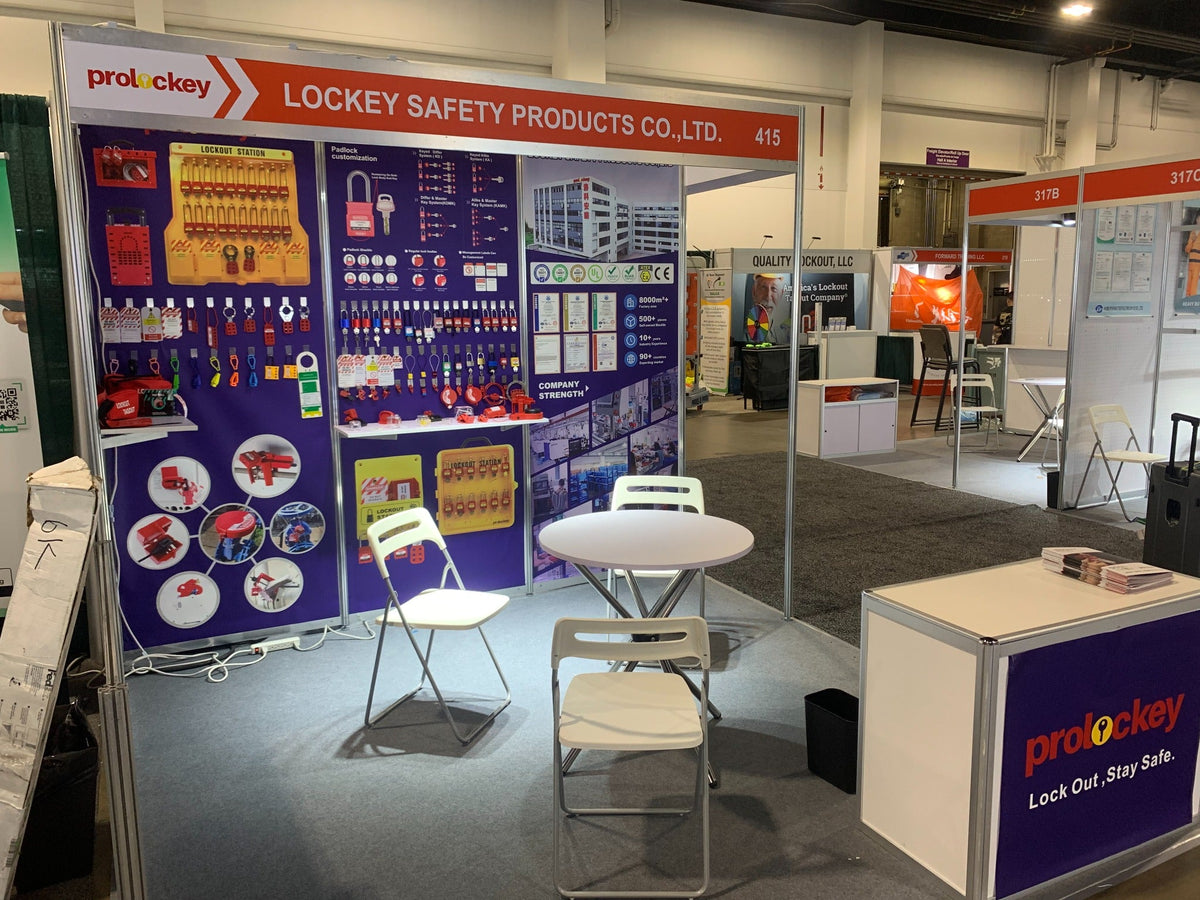 Wide view of PROLOCKEY Booth 415 at the 2025 NSC Safety Congress & Expo in Denver