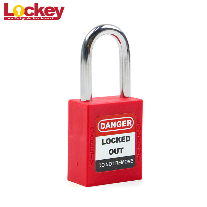 38 mm Stainless Steel Shackle Safety Padlock — Detail view