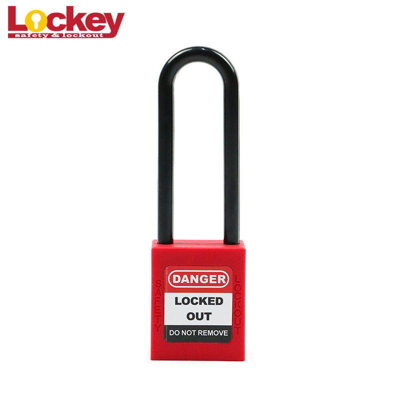 76 mm Nylon Shackle Safety Padlock — Product view
