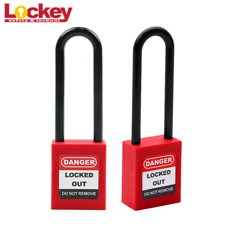 76 mm Nylon Shackle Safety Padlock — Detail view