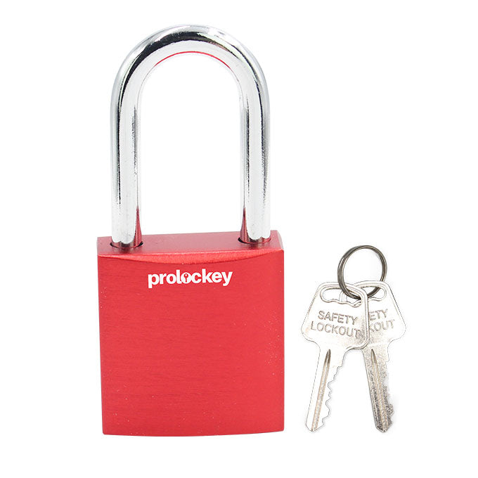 38mm Steel Shackle Aluminum Padlock — ALP38S | PROLOCKEY Lockout Tagout