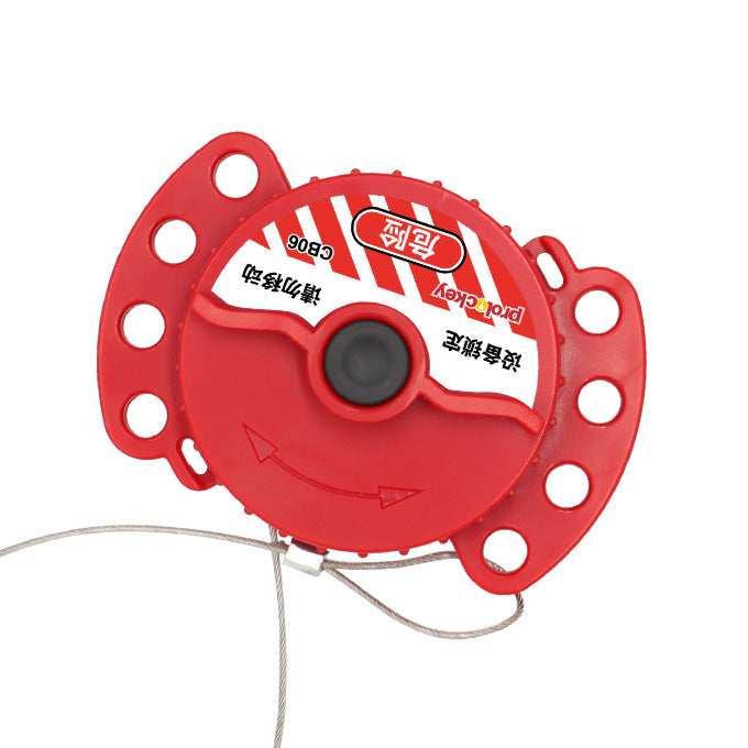 Retractable Cable Lockout (Dia. 1.5mm, length 2m） — CB06 | PROLOCKEY Lockout Tagout