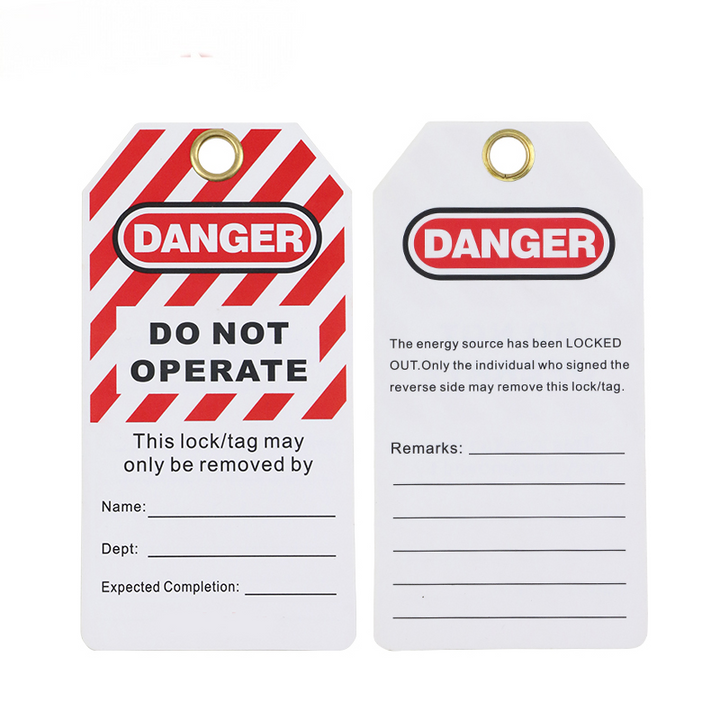 Do Not Operate Lockout Tag (PVC) — LT02 | PROLOCKEY Lockout Tagout