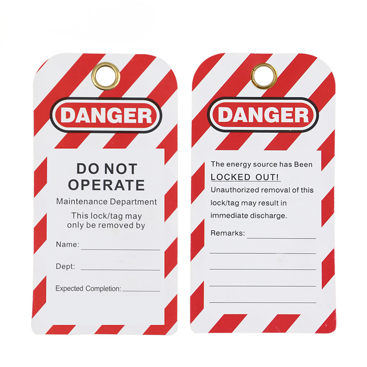 Do Not Operate Lockout Tag (PVC) — LT03 | PROLOCKEY Lockout Tagout