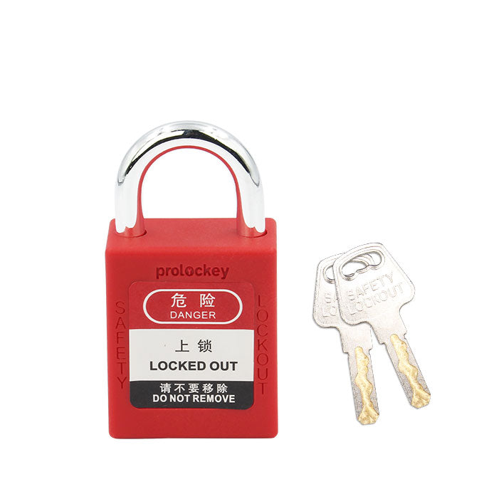 25mm Steel Shackle Padlock, Dia. 6mm — P25S | PROLOCKEY Lockout Tagout