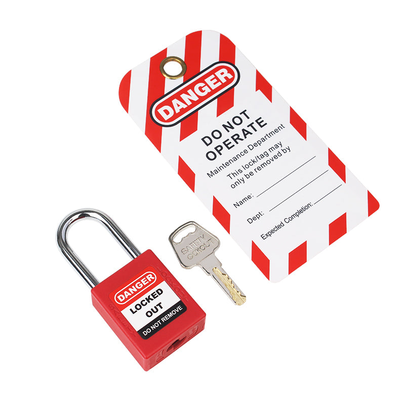 38 mm Steel Shackle Safety Padlock — Product view