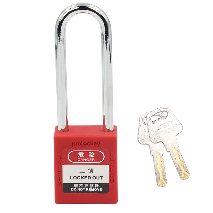 76mm Steel Shackle Padlock, Dia. 6mm — P76S | PROLOCKEY Lockout Tagout
