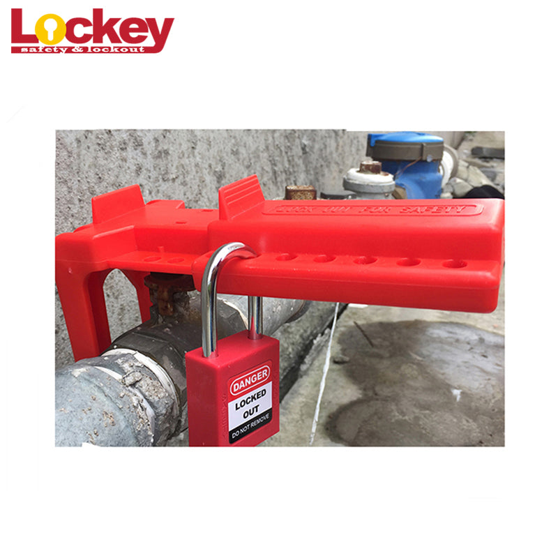 Adjustable Ball Valve Lockout, 13–70 mm — Application example