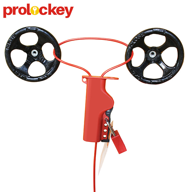 Adjustable Grip Cable Lockout, 5 mm × 2.4 m — Application example