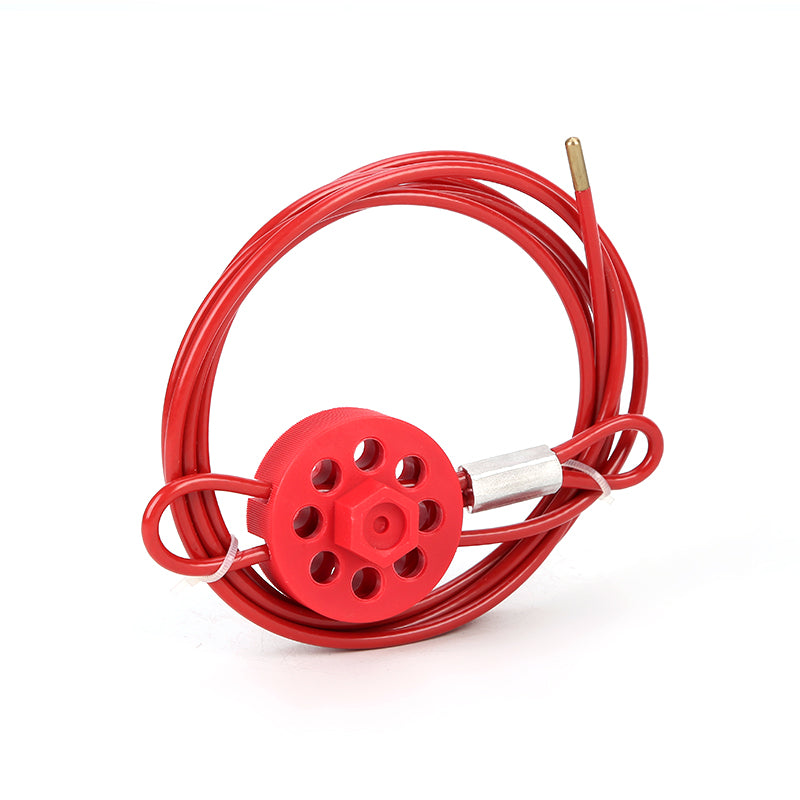 Wheel-Style Cable Lockout, 3.8 mm × 2 m — Alternate view