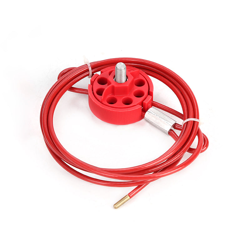 Wheel-Style Cable Lockout, 3.8 mm × 2 m — Alternate view