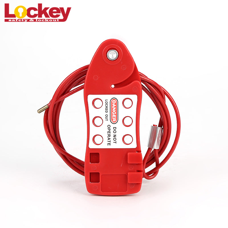 Fish-Shaped Cable Lockout, 3.8 mm × 2 m — Product view