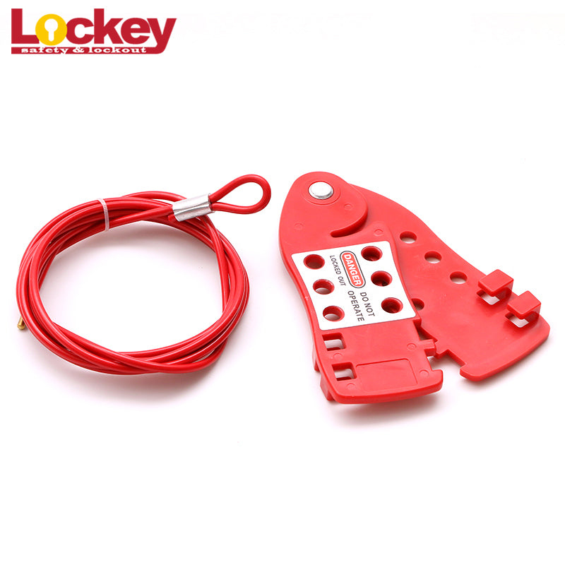 Fish-Shaped Cable Lockout, 3.8 mm × 2 m — Alternate view