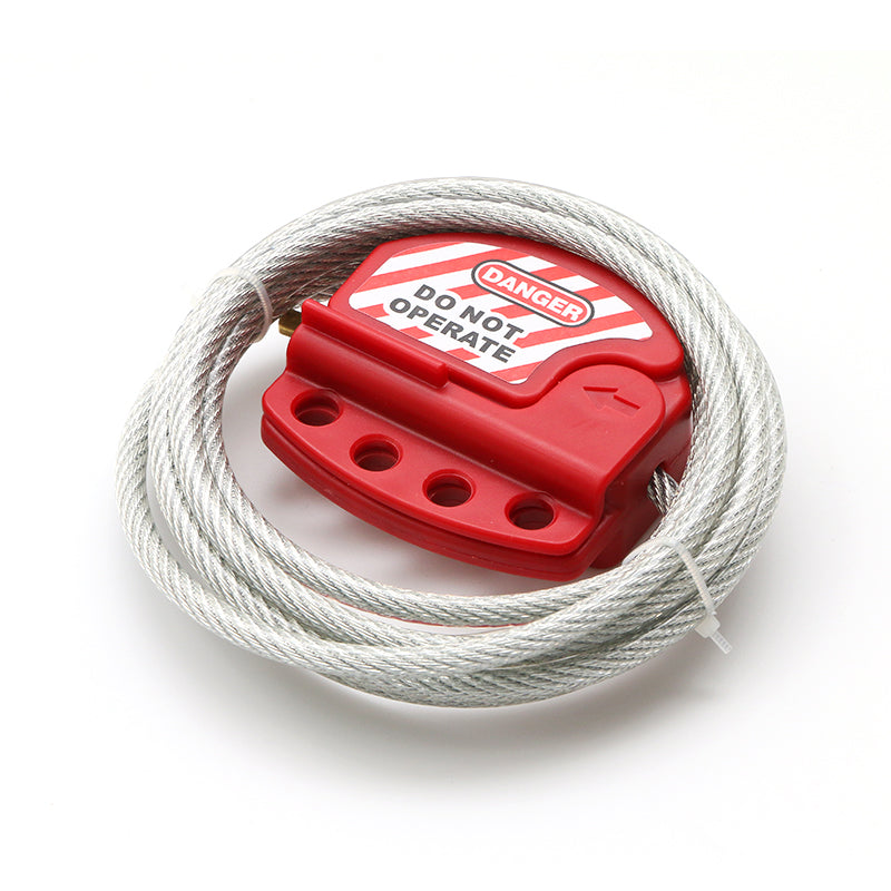 Adjustable Steel Cable Lockout, 4 mm × 2 m — Alternate view