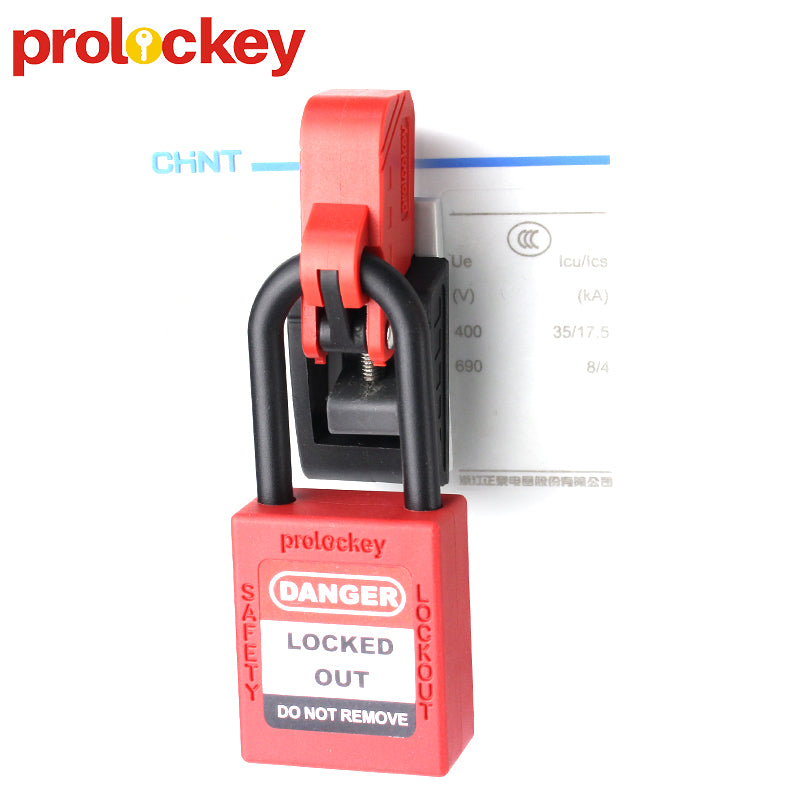 Tool-Free Molded-Case Circuit Breaker Lockout — Application example