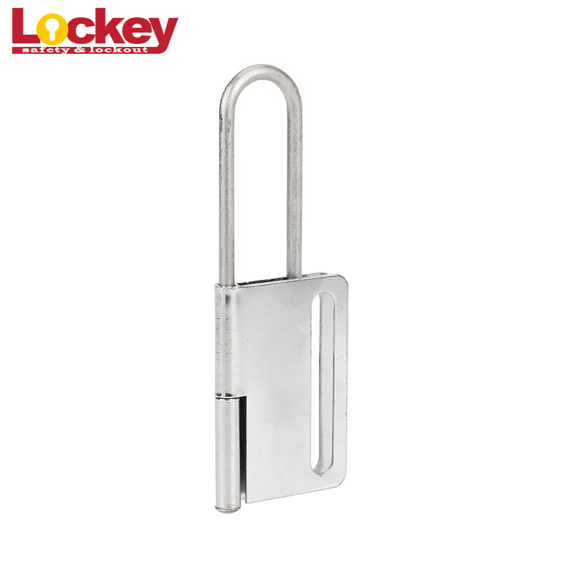 Stainless Steel Butterfly Lockout Hasp — Detail view