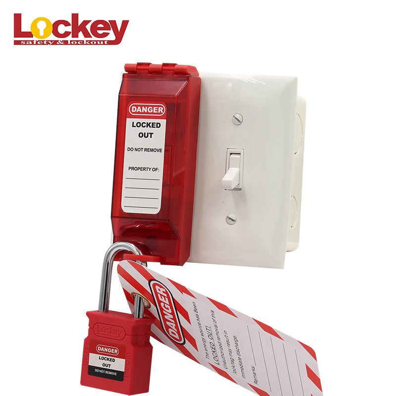 Wall Switch Lockout Cover — Alternate view