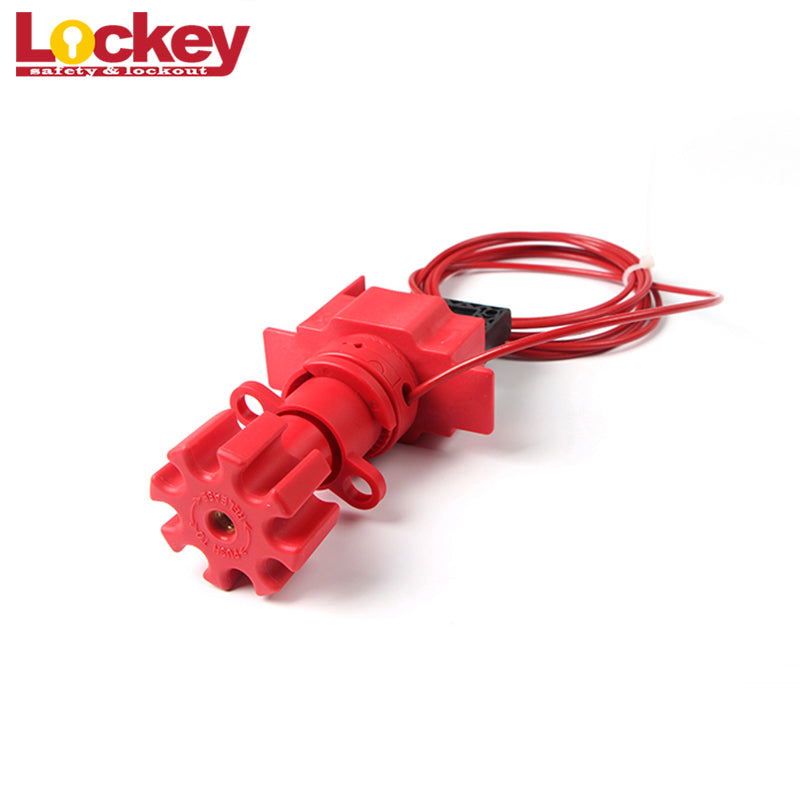 Universal Valve Lockout — Coated cable — Detail view