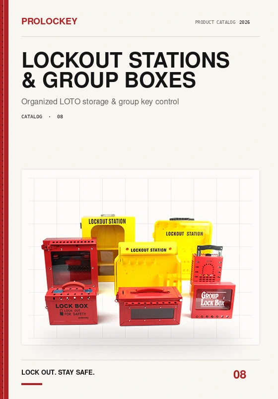 PROLOCKEY lockout stations and group lock boxes catalog cover