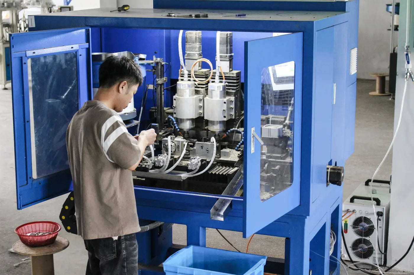 PROLOCKEY technician working with tooling equipment