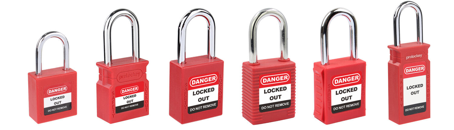 Mini patented standard arc edge striped and long safety padlock body designs