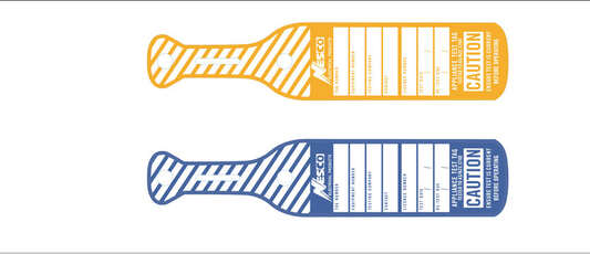 Custom shaped safety tags for special applications