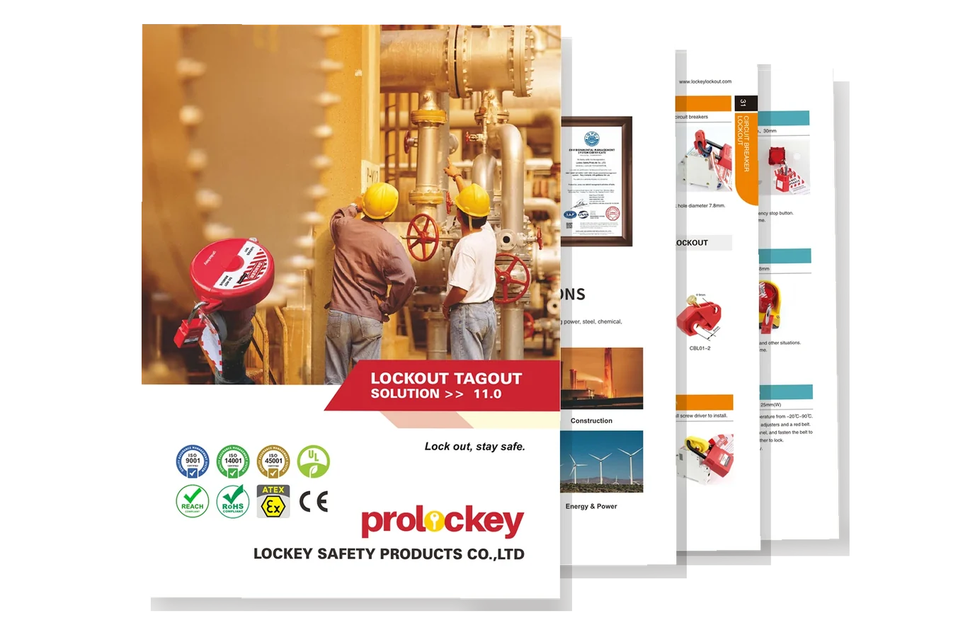 PROLOCKEY complete lockout tagout product catalog with product and technical pages